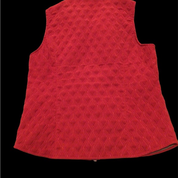 NTCO Nomadic Traders Quilted Microsuede Zip Front Vest Size Small - Picture 2 of 7